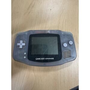 Nintendo Game Boy Advance Glacier Clear AGB-001 Console